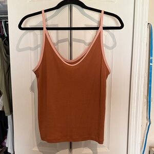Universal Thread Tan and Pink Camisole